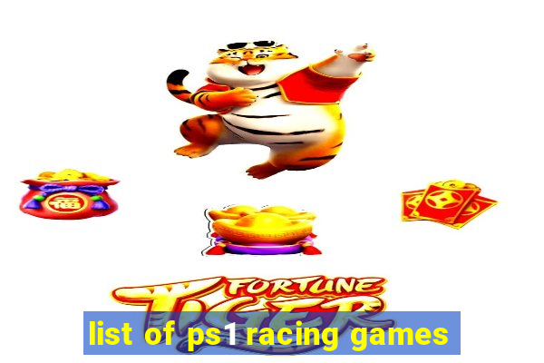 list of ps1 racing games