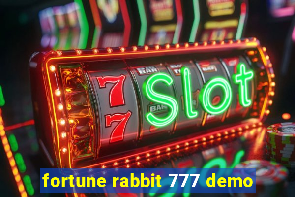 fortune rabbit 777 demo