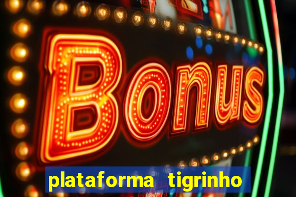 plataforma tigrinho 1 real