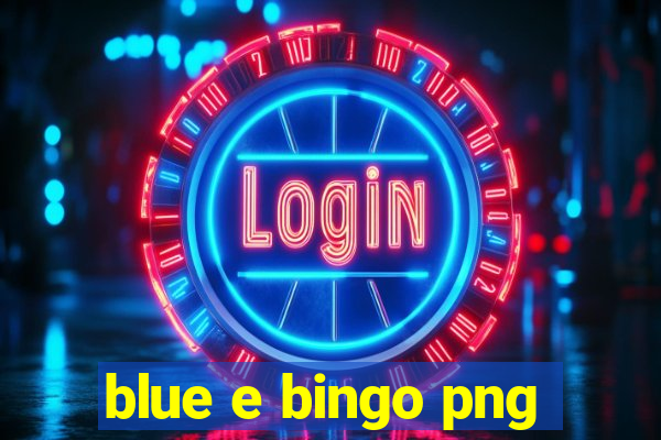 blue e bingo png