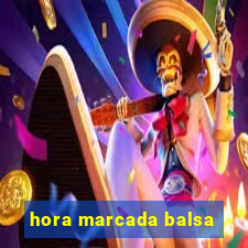 hora marcada balsa